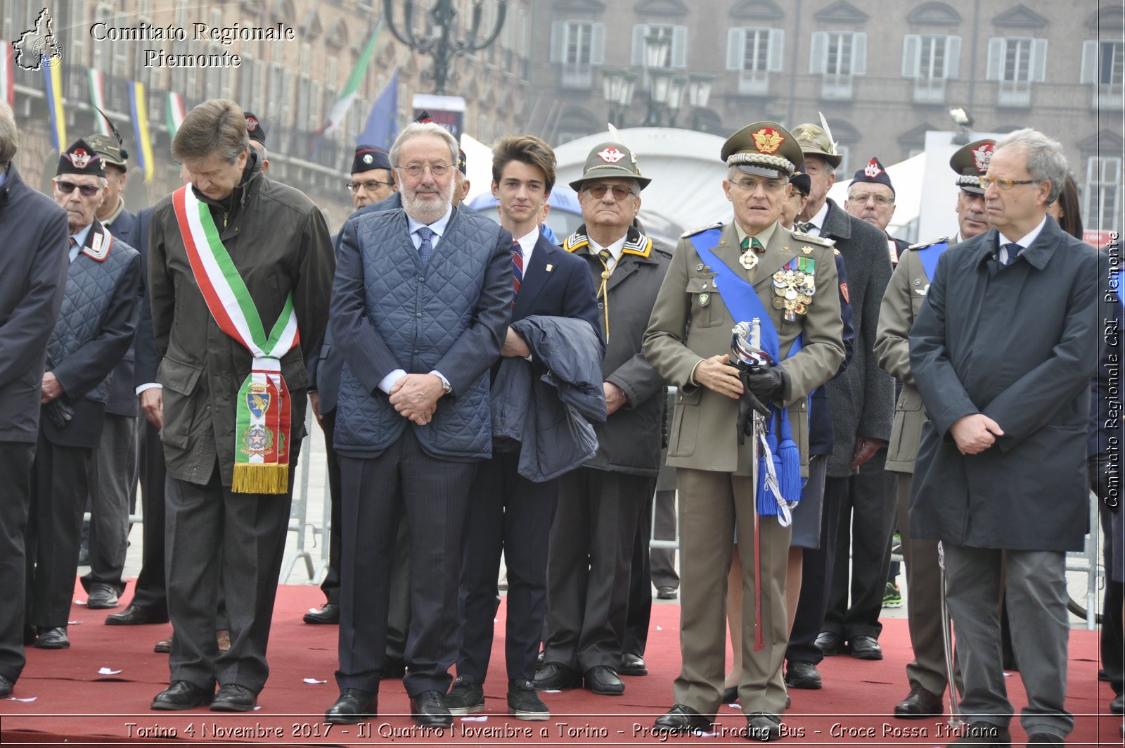 Torino 4 Novembre 2017 - Il Quattro Novembre a Torino - Progetto Tracing Bus - Croce Rossa Italiana- Comitato Regionale del Piemonte