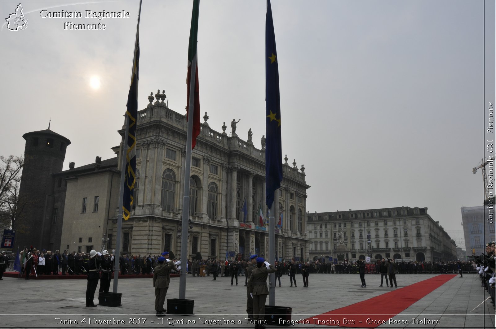 Torino 4 Novembre 2017 - Il Quattro Novembre a Torino - Progetto Tracing Bus - Croce Rossa Italiana- Comitato Regionale del Piemonte