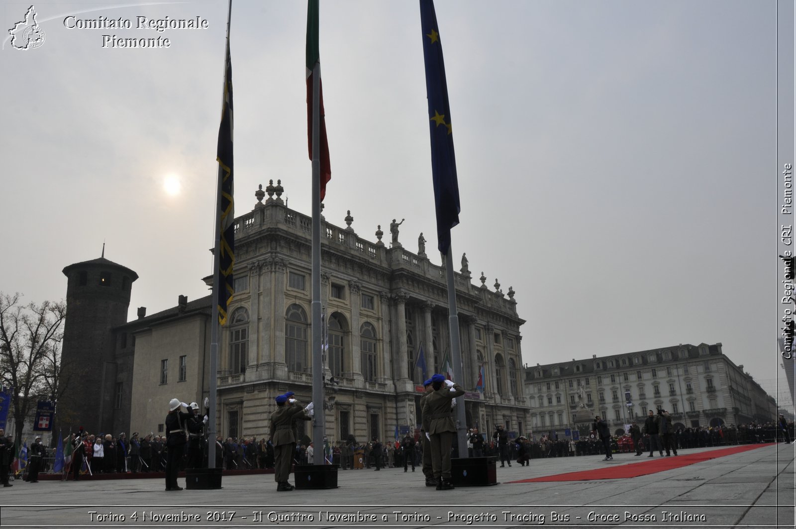 Torino 4 Novembre 2017 - Il Quattro Novembre a Torino - Progetto Tracing Bus - Croce Rossa Italiana- Comitato Regionale del Piemonte