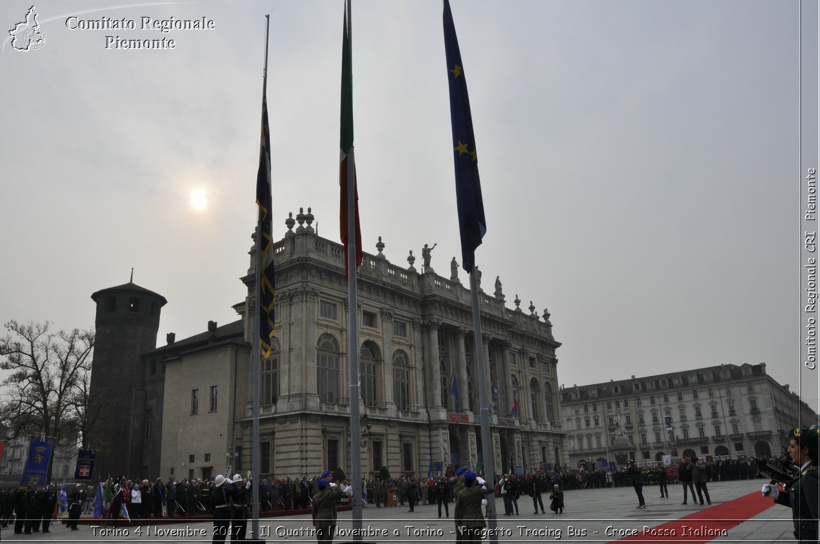 Torino 4 Novembre 2017 - Il Quattro Novembre a Torino - Progetto Tracing Bus - Croce Rossa Italiana- Comitato Regionale del Piemonte