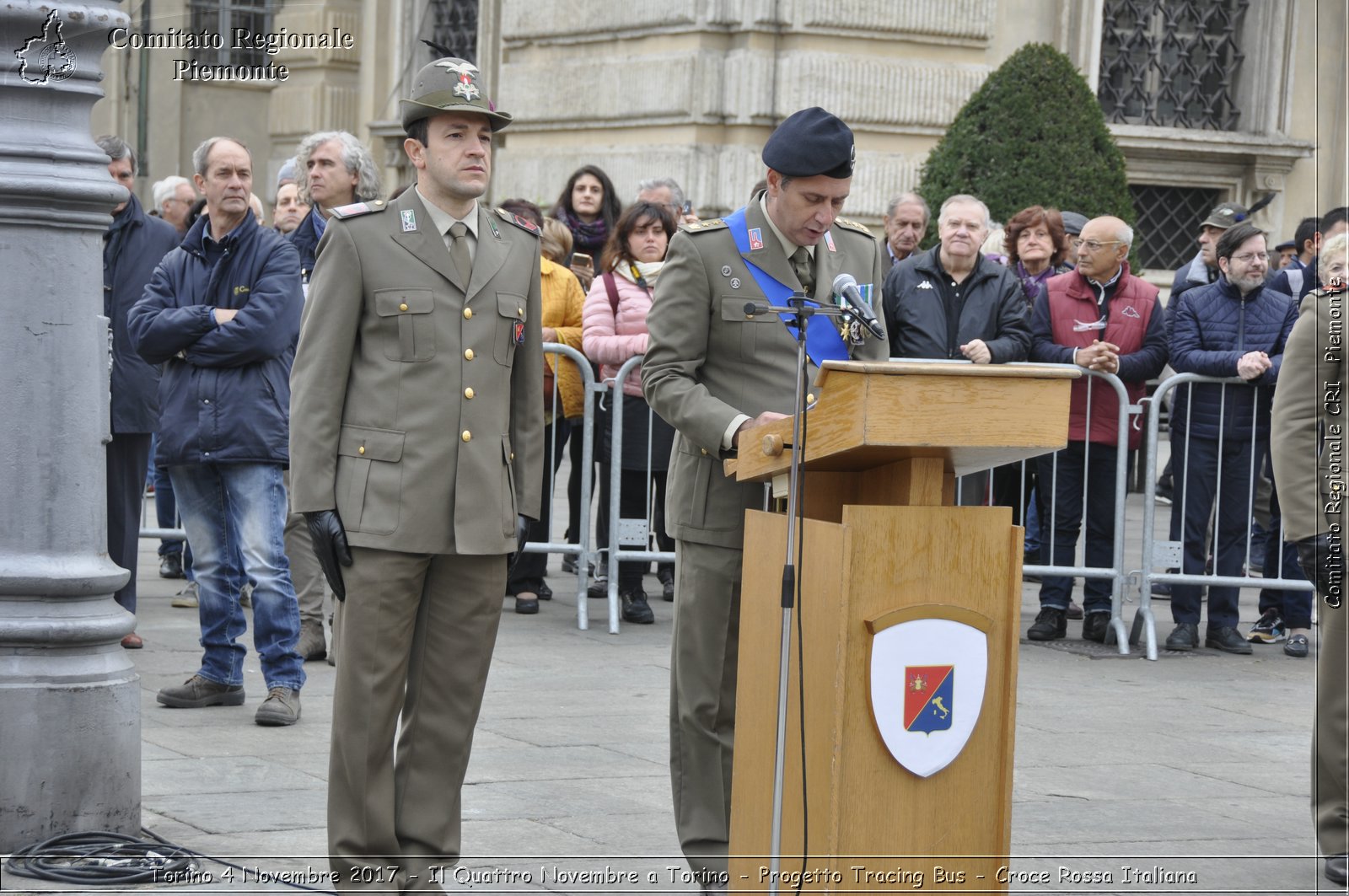 Torino 4 Novembre 2017 - Il Quattro Novembre a Torino - Progetto Tracing Bus - Croce Rossa Italiana- Comitato Regionale del Piemonte