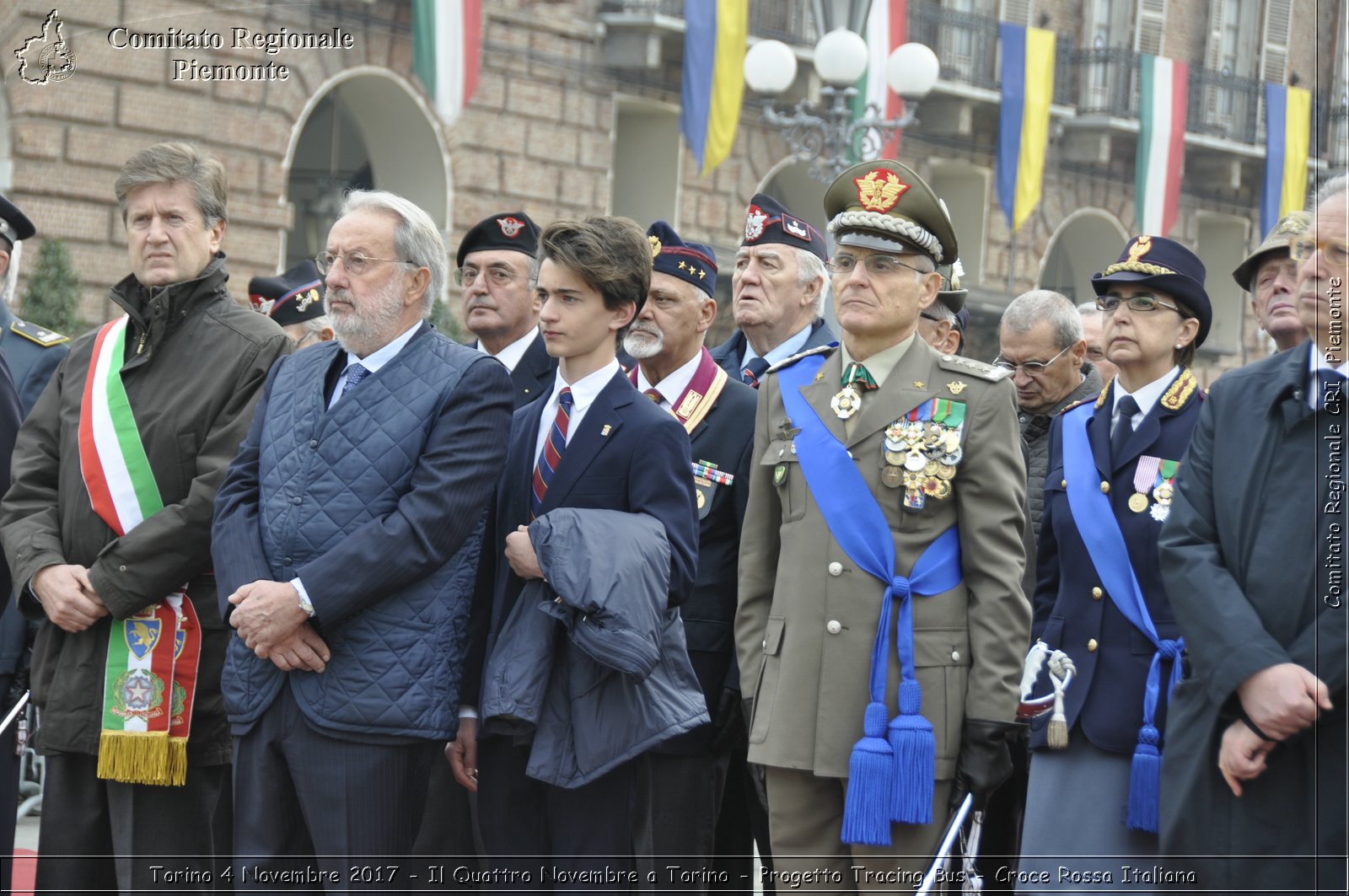 Torino 4 Novembre 2017 - Il Quattro Novembre a Torino - Progetto Tracing Bus - Croce Rossa Italiana- Comitato Regionale del Piemonte