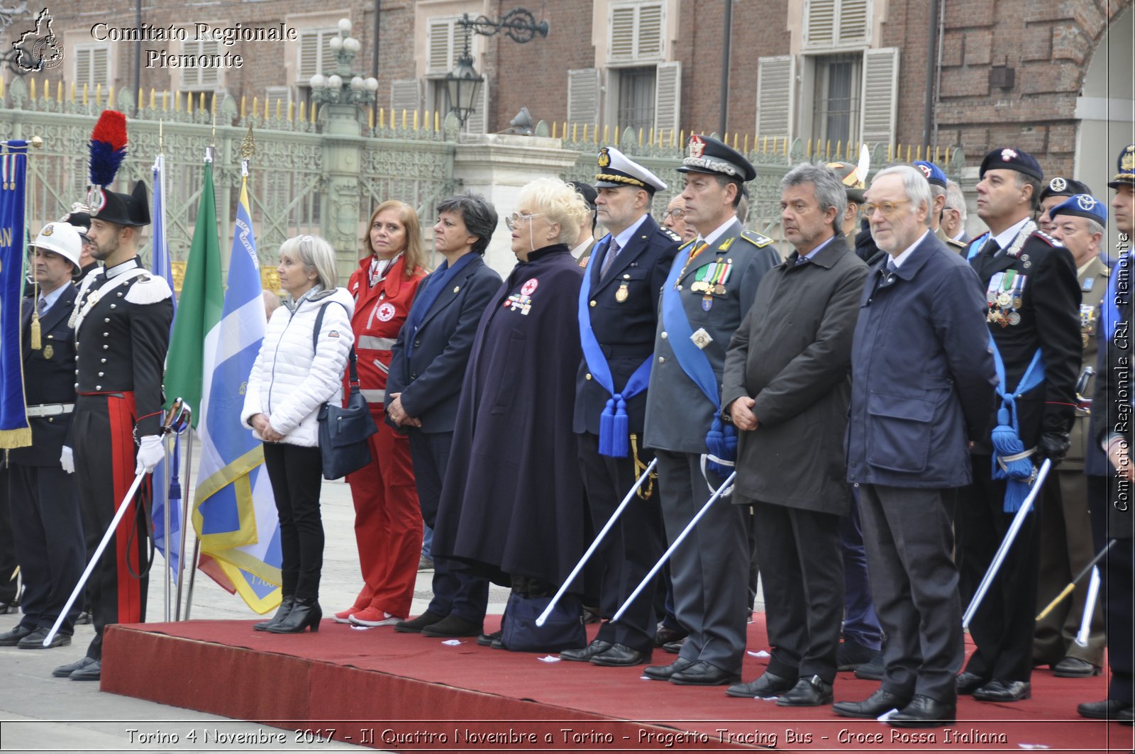 Torino 4 Novembre 2017 - Il Quattro Novembre a Torino - Progetto Tracing Bus - Croce Rossa Italiana- Comitato Regionale del Piemonte