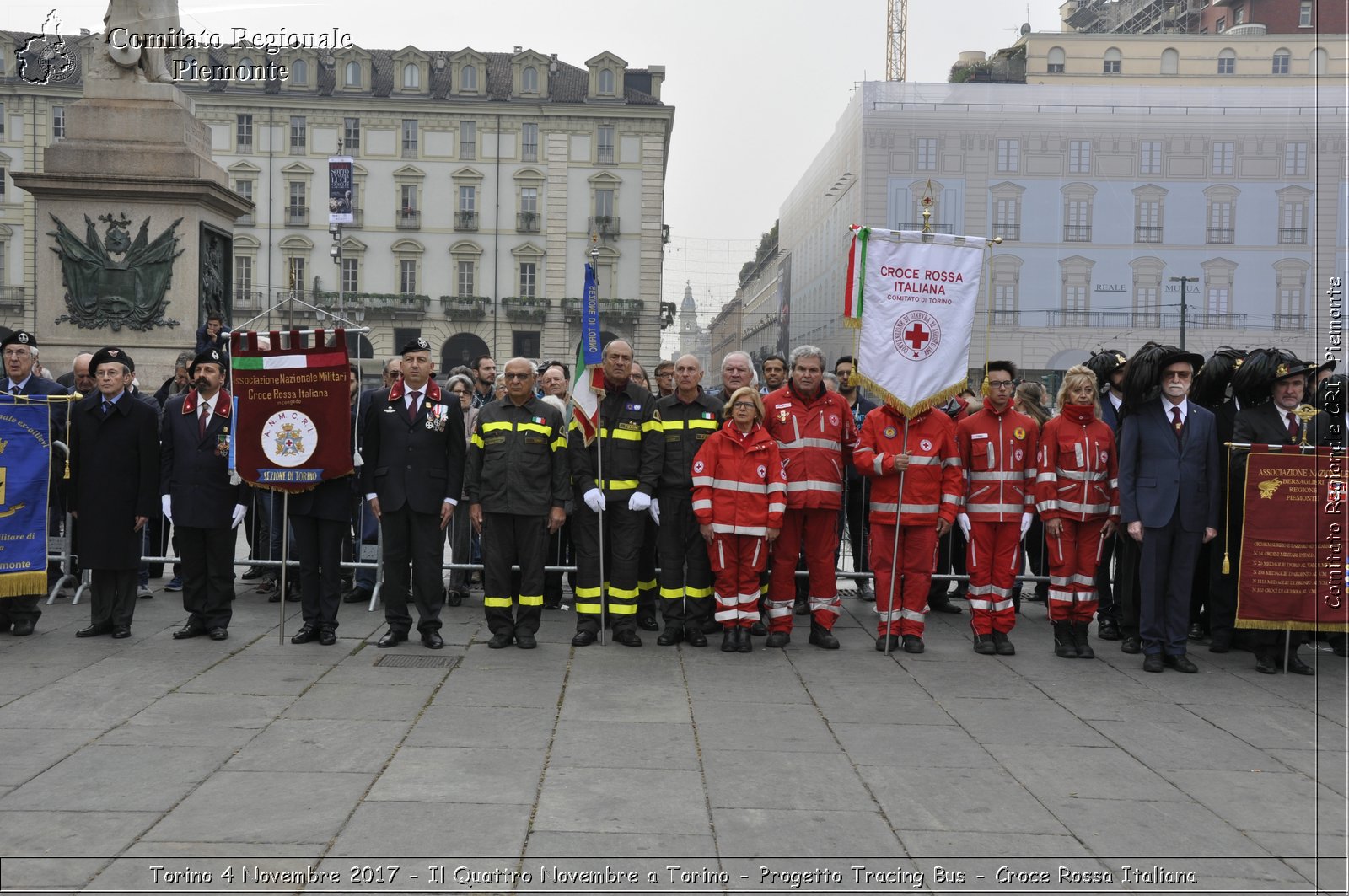 Torino 4 Novembre 2017 - Il Quattro Novembre a Torino - Progetto Tracing Bus - Croce Rossa Italiana- Comitato Regionale del Piemonte