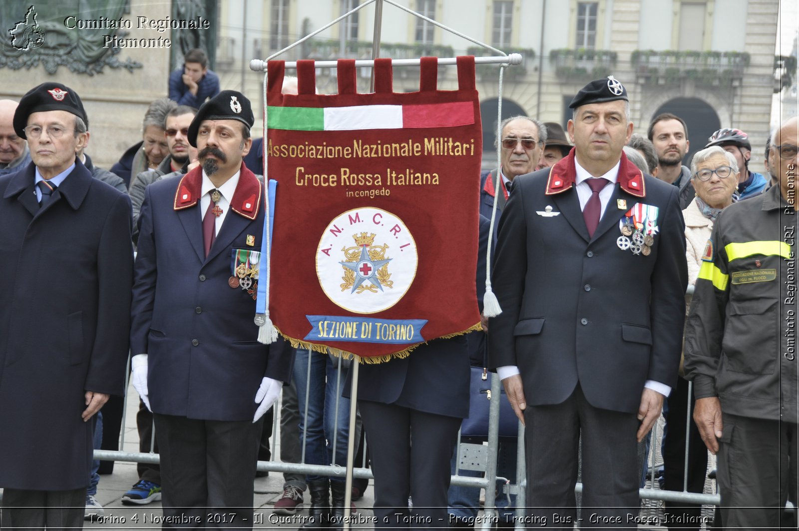 Torino 4 Novembre 2017 - Il Quattro Novembre a Torino - Progetto Tracing Bus - Croce Rossa Italiana- Comitato Regionale del Piemonte