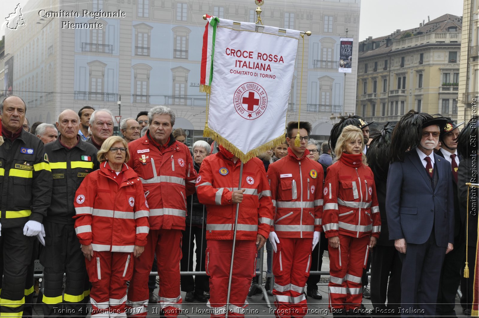 Torino 4 Novembre 2017 - Il Quattro Novembre a Torino - Progetto Tracing Bus - Croce Rossa Italiana- Comitato Regionale del Piemonte