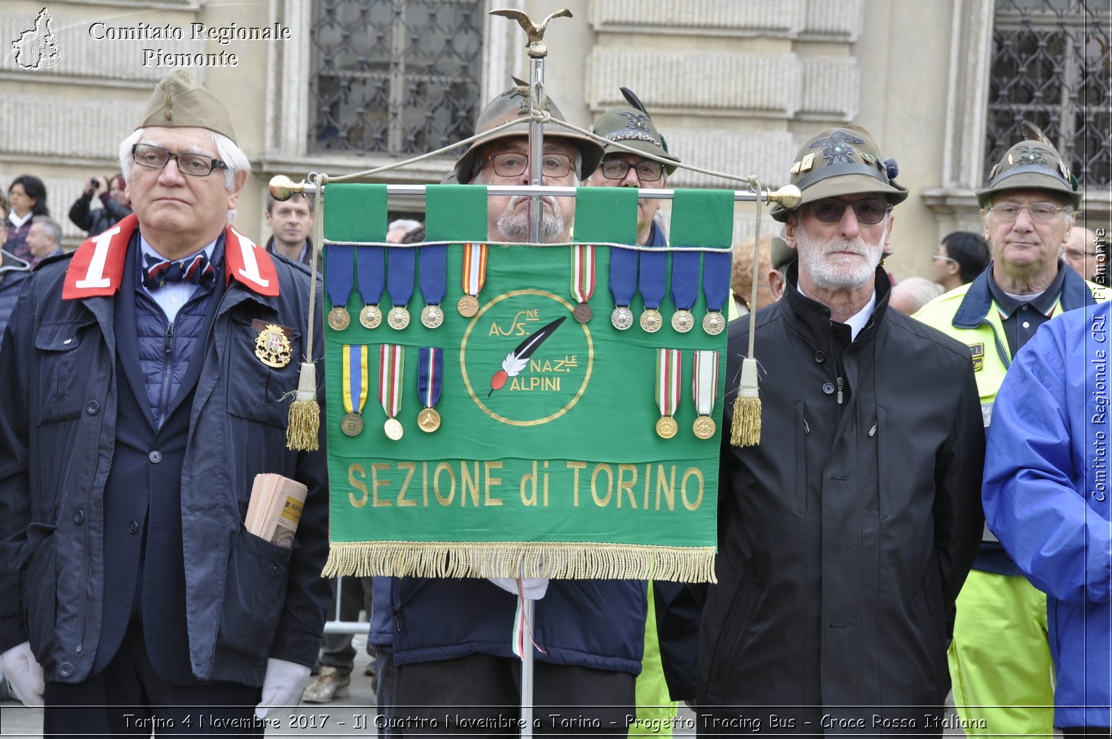 Torino 4 Novembre 2017 - Il Quattro Novembre a Torino - Progetto Tracing Bus - Croce Rossa Italiana- Comitato Regionale del Piemonte