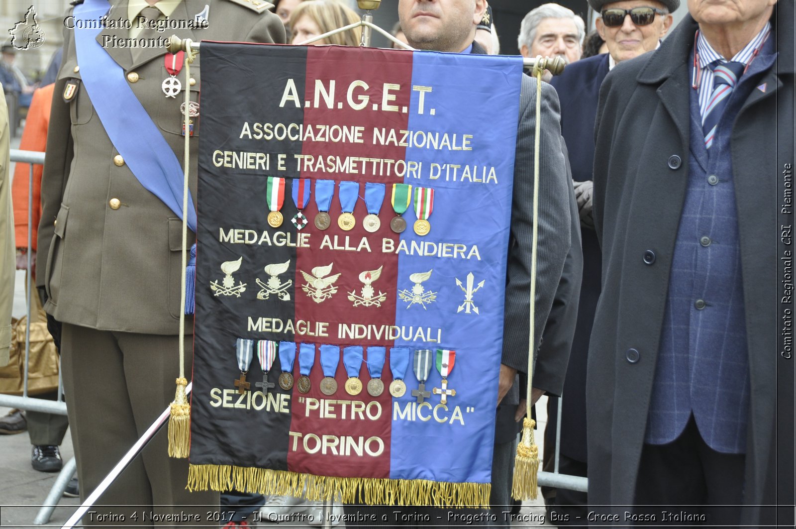 Torino 4 Novembre 2017 - Il Quattro Novembre a Torino - Progetto Tracing Bus - Croce Rossa Italiana- Comitato Regionale del Piemonte