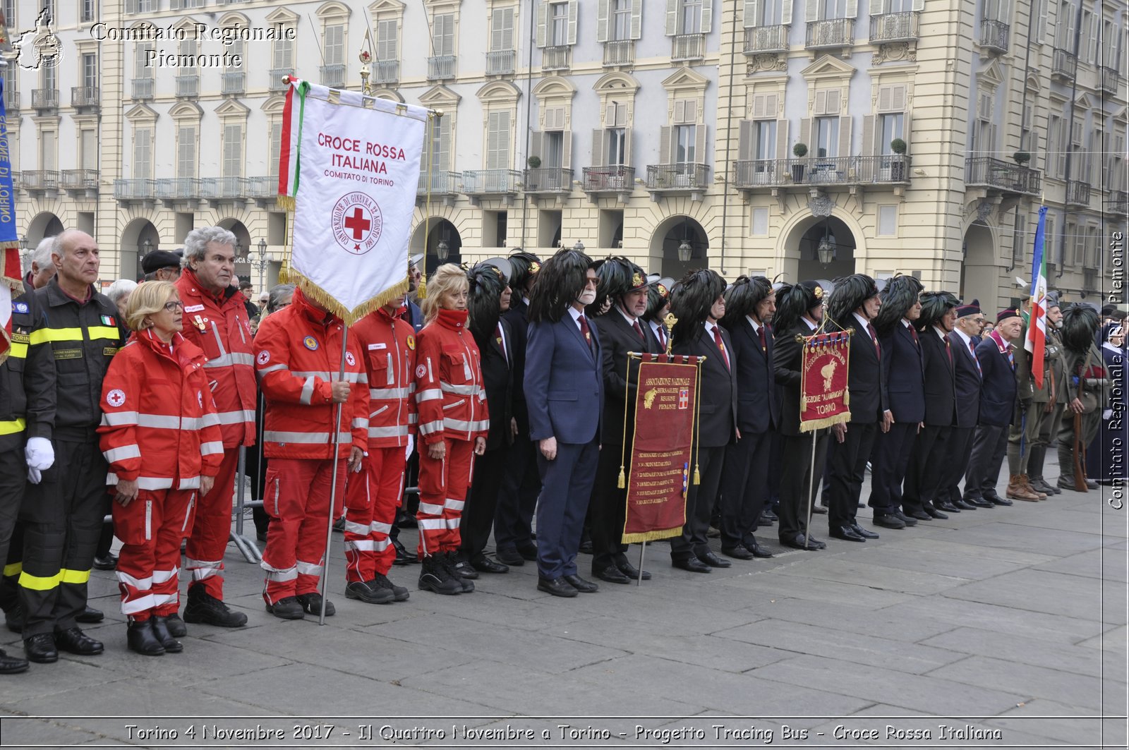 Torino 4 Novembre 2017 - Il Quattro Novembre a Torino - Progetto Tracing Bus - Croce Rossa Italiana- Comitato Regionale del Piemonte