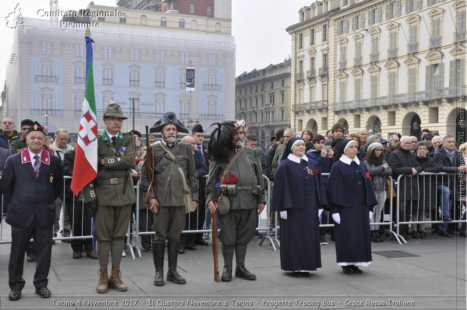 Torino 4 Novembre 2017 - Il Quattro Novembre a Torino - Progetto Tracing Bus - Croce Rossa Italiana- Comitato Regionale del Piemonte