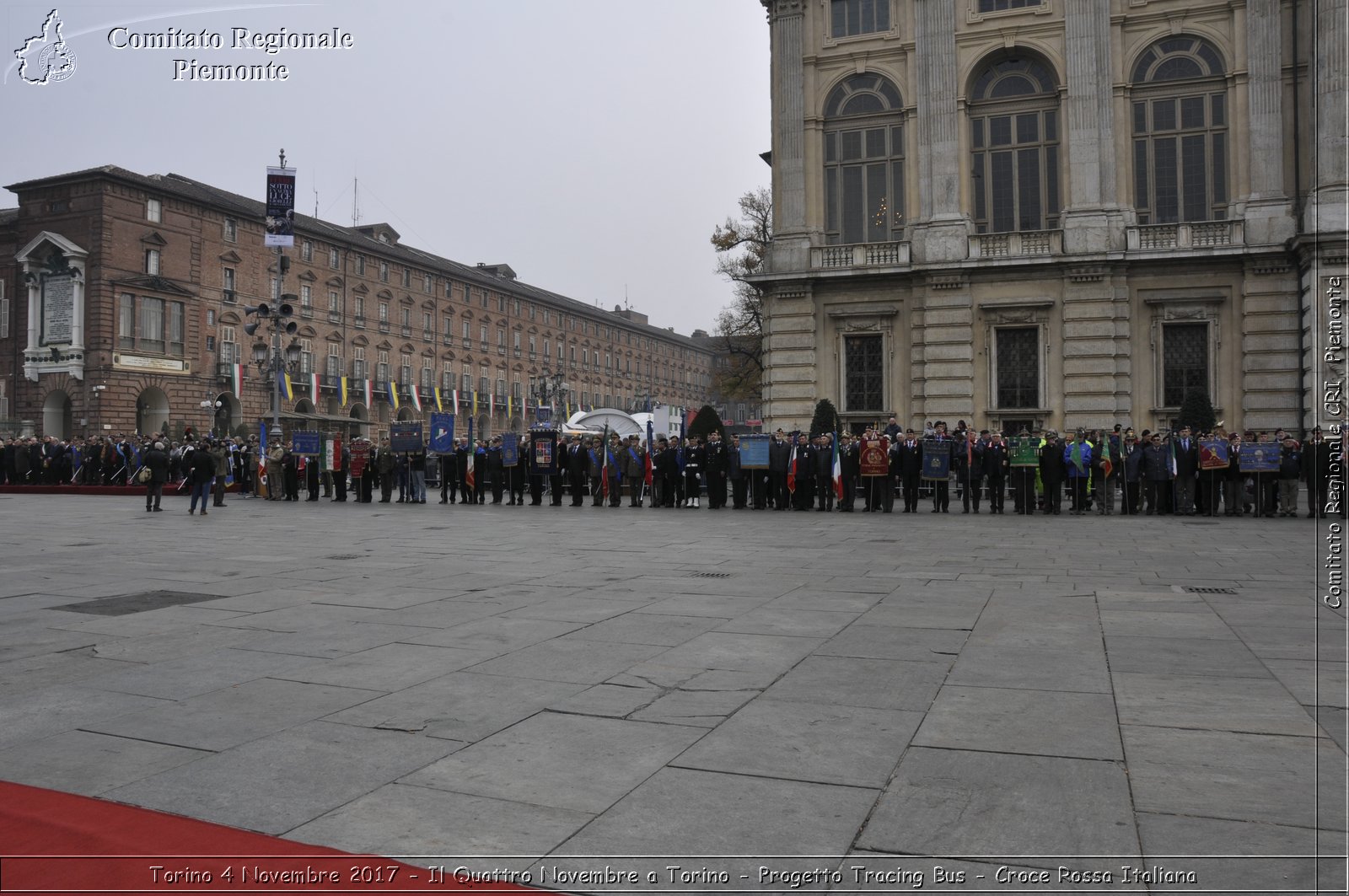 Torino 4 Novembre 2017 - Il Quattro Novembre a Torino - Progetto Tracing Bus - Croce Rossa Italiana- Comitato Regionale del Piemonte