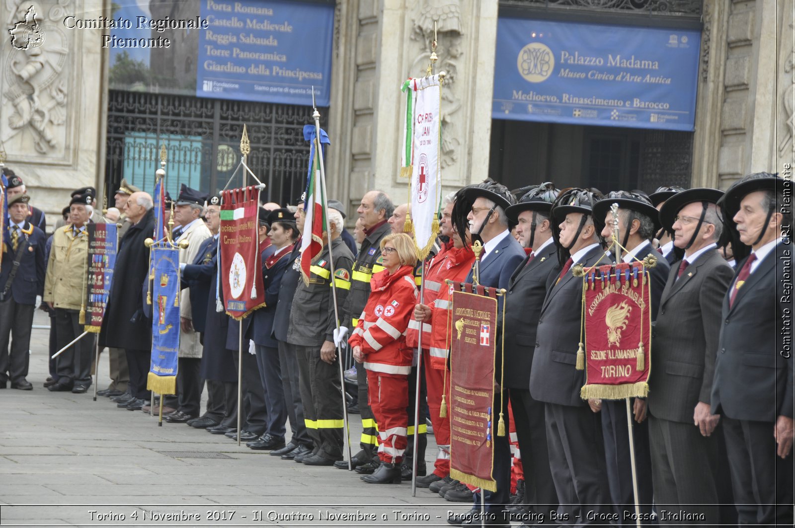 Torino 4 Novembre 2017 - Il Quattro Novembre a Torino - Progetto Tracing Bus - Croce Rossa Italiana- Comitato Regionale del Piemonte