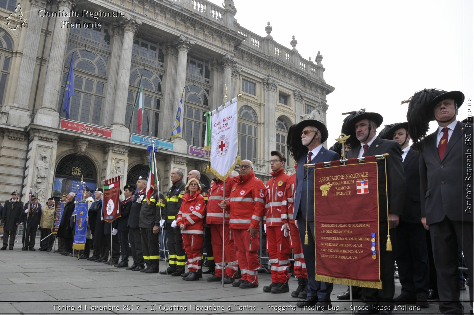 Torino 4 Novembre 2017 - Il Quattro Novembre a Torino - Progetto Tracing Bus - Croce Rossa Italiana- Comitato Regionale del Piemonte