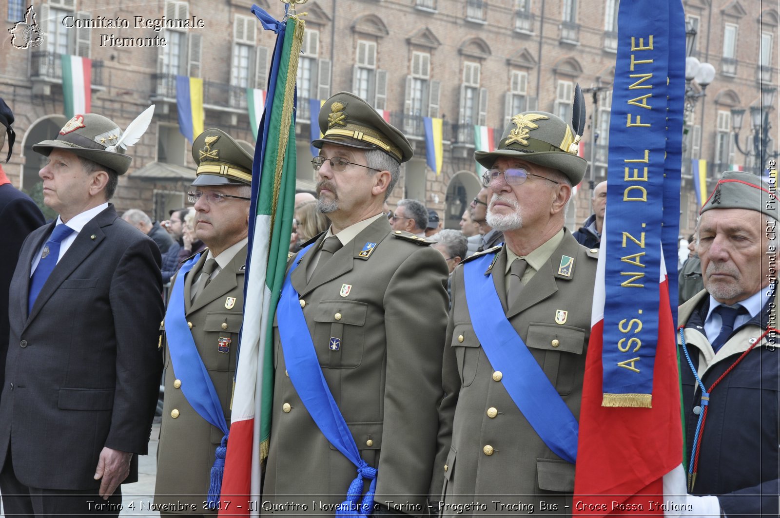 Torino 4 Novembre 2017 - Il Quattro Novembre a Torino - Progetto Tracing Bus - Croce Rossa Italiana- Comitato Regionale del Piemonte