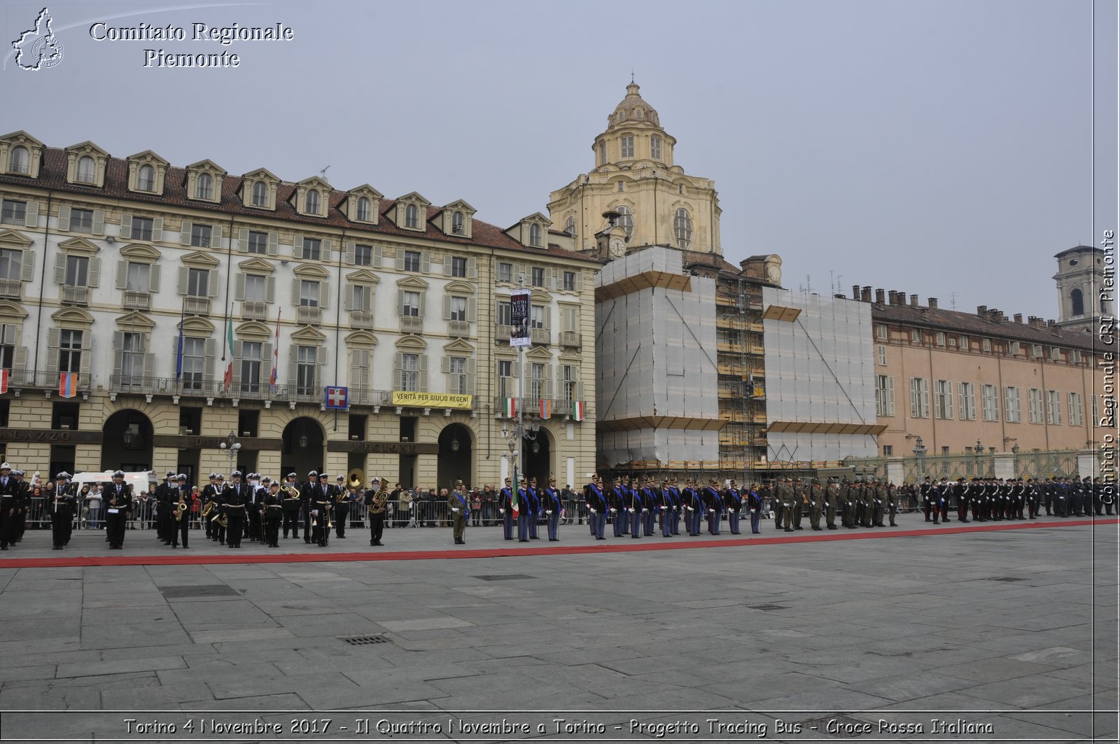 Torino 4 Novembre 2017 - Il Quattro Novembre a Torino - Progetto Tracing Bus - Croce Rossa Italiana- Comitato Regionale del Piemonte