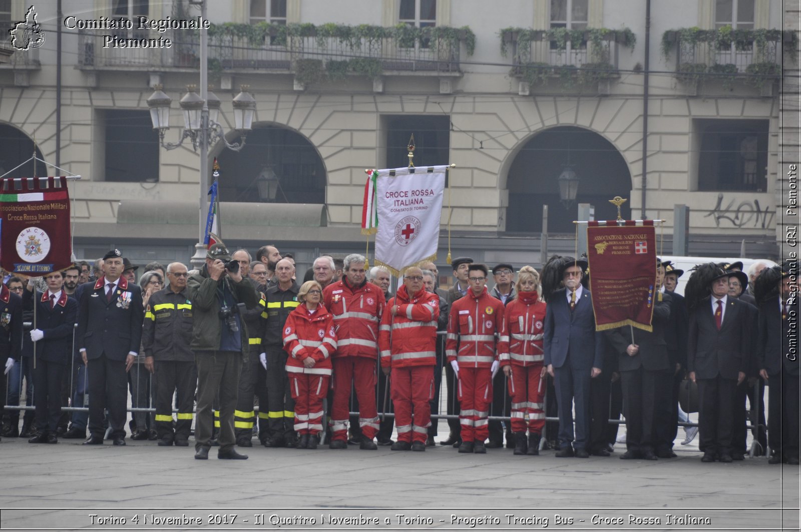 Torino 4 Novembre 2017 - Il Quattro Novembre a Torino - Progetto Tracing Bus - Croce Rossa Italiana- Comitato Regionale del Piemonte