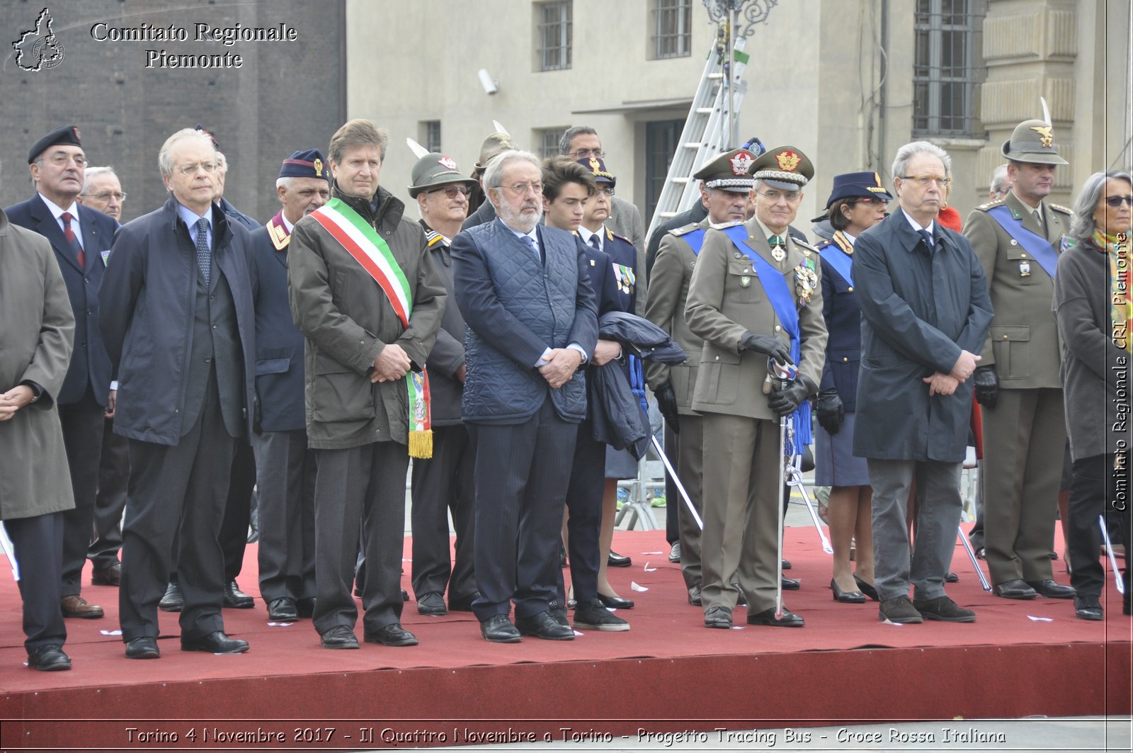 Torino 4 Novembre 2017 - Il Quattro Novembre a Torino - Progetto Tracing Bus - Croce Rossa Italiana- Comitato Regionale del Piemonte