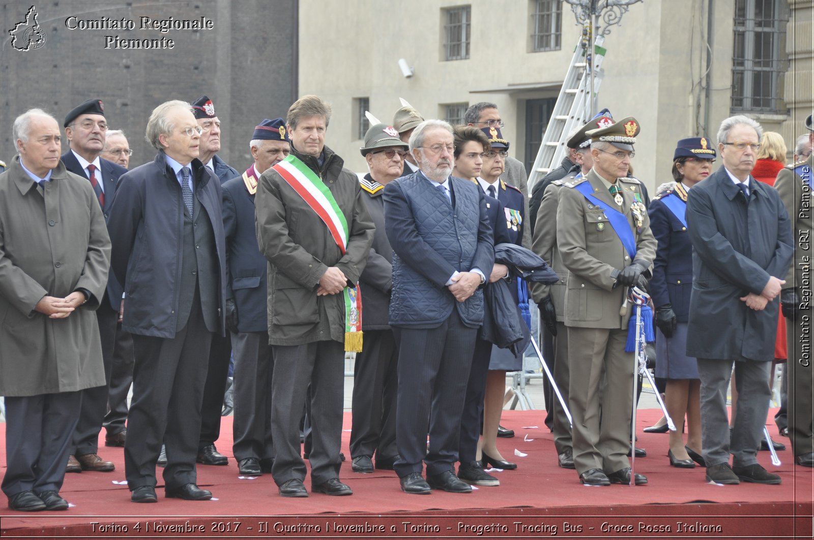 Torino 4 Novembre 2017 - Il Quattro Novembre a Torino - Progetto Tracing Bus - Croce Rossa Italiana- Comitato Regionale del Piemonte