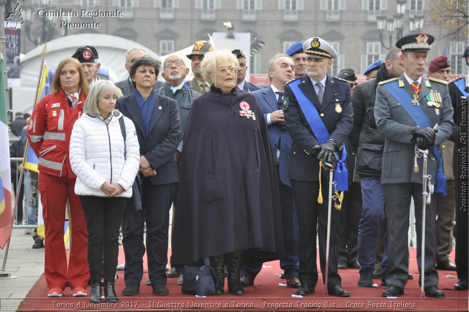 Torino 4 Novembre 2017 - Il Quattro Novembre a Torino - Progetto Tracing Bus - Croce Rossa Italiana- Comitato Regionale del Piemonte