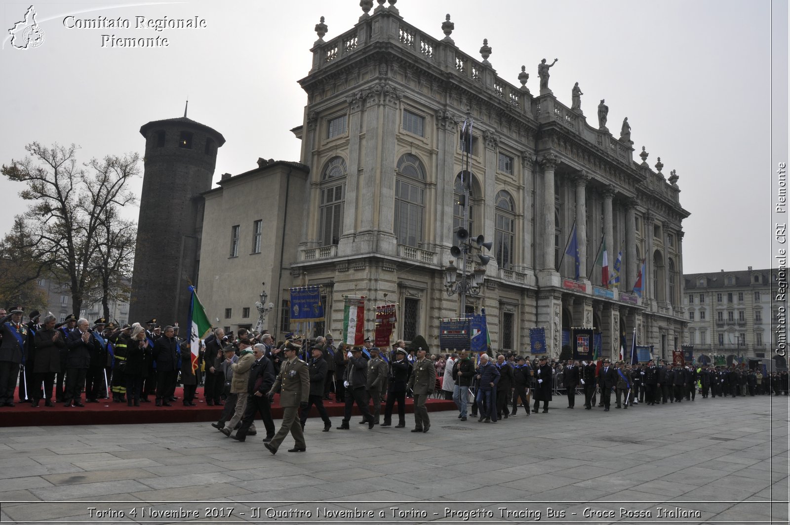 Torino 4 Novembre 2017 - Il Quattro Novembre a Torino - Progetto Tracing Bus - Croce Rossa Italiana- Comitato Regionale del Piemonte