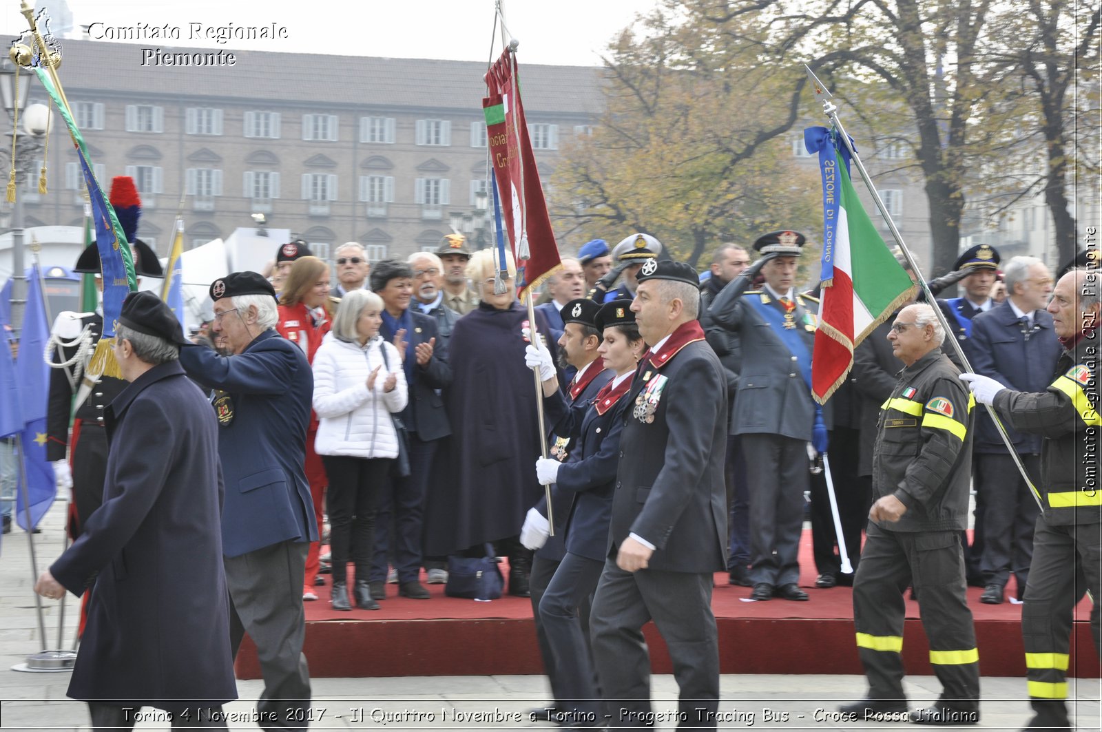 Torino 4 Novembre 2017 - Il Quattro Novembre a Torino - Progetto Tracing Bus - Croce Rossa Italiana- Comitato Regionale del Piemonte