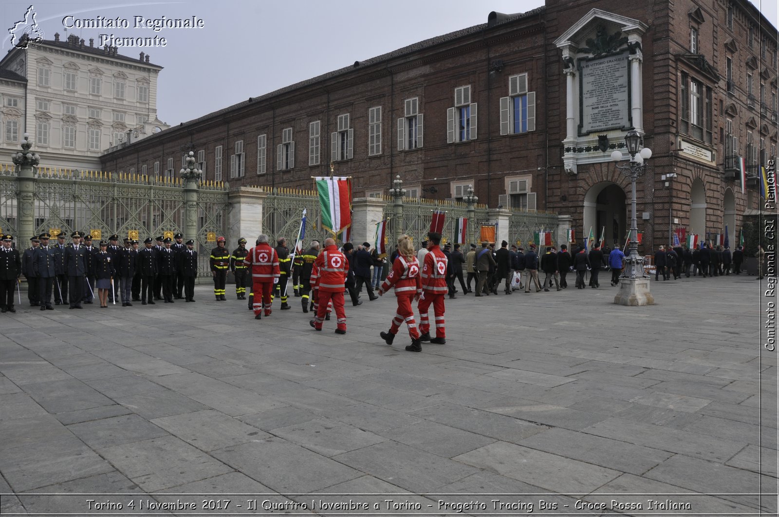 Torino 4 Novembre 2017 - Il Quattro Novembre a Torino - Progetto Tracing Bus - Croce Rossa Italiana- Comitato Regionale del Piemonte