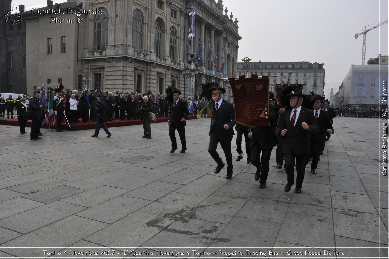 Torino 4 Novembre 2017 - Il Quattro Novembre a Torino - Progetto Tracing Bus - Croce Rossa Italiana- Comitato Regionale del Piemonte