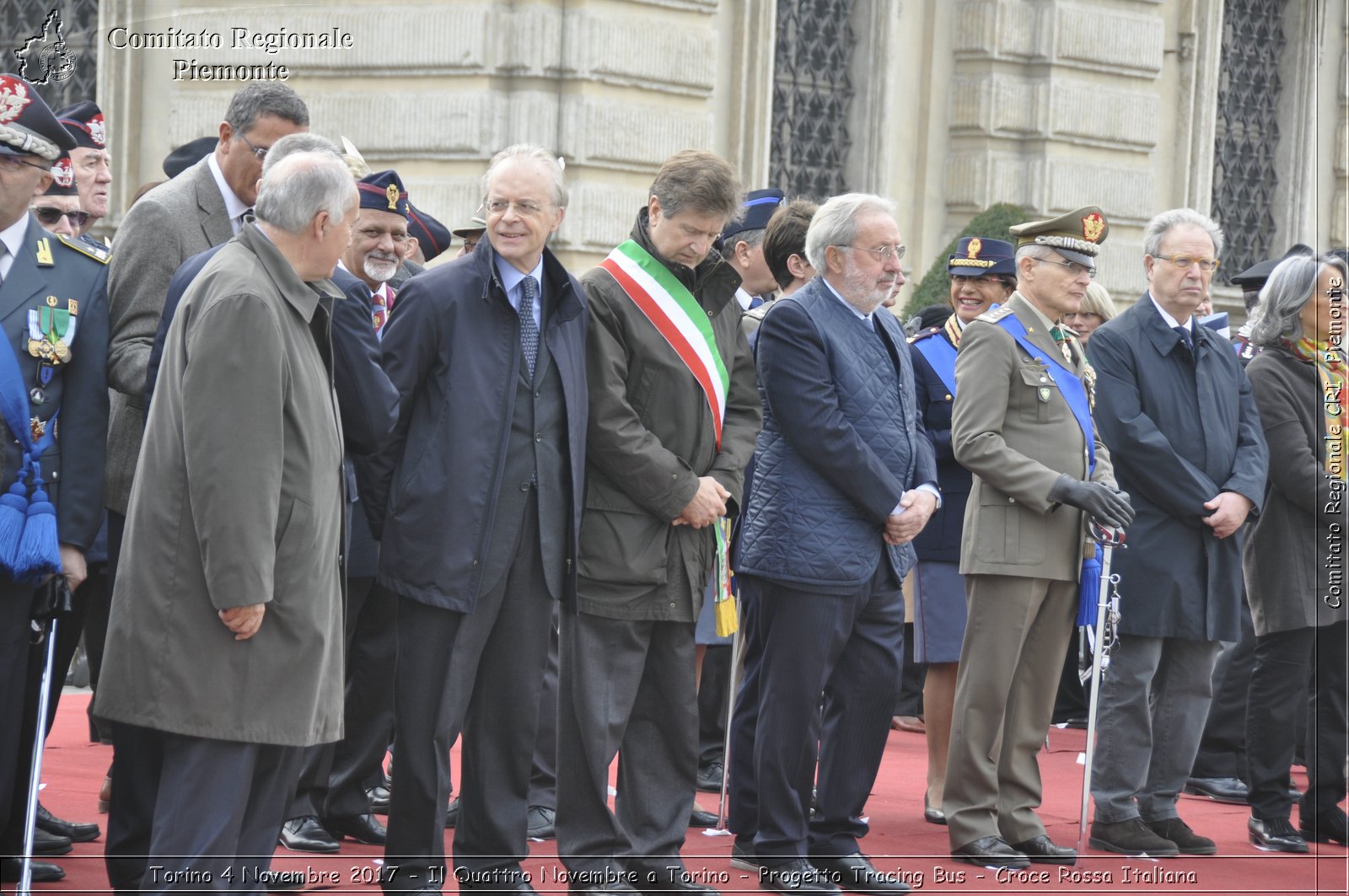 Torino 4 Novembre 2017 - Il Quattro Novembre a Torino - Progetto Tracing Bus - Croce Rossa Italiana- Comitato Regionale del Piemonte