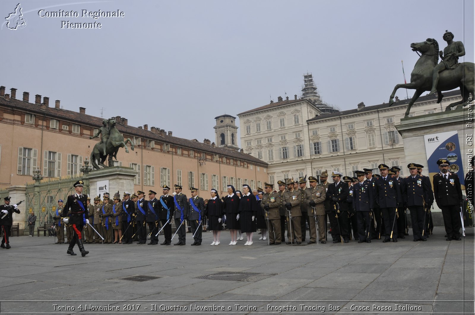 Torino 4 Novembre 2017 - Il Quattro Novembre a Torino - Progetto Tracing Bus - Croce Rossa Italiana- Comitato Regionale del Piemonte