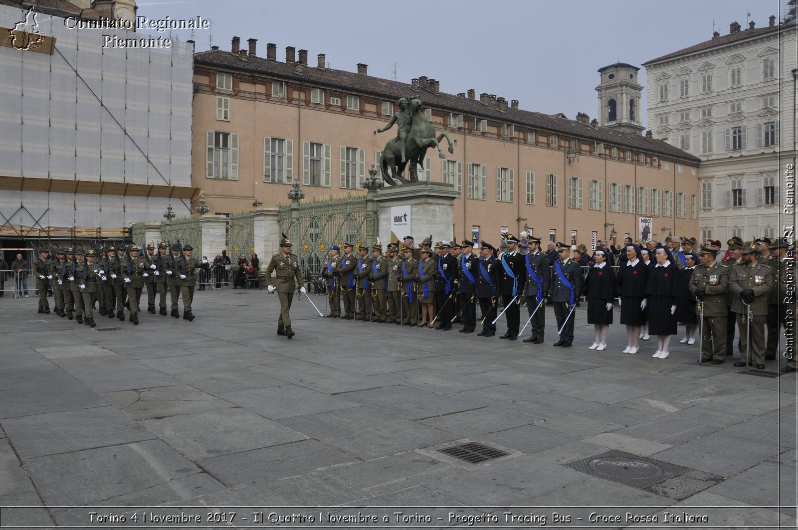 Torino 4 Novembre 2017 - Il Quattro Novembre a Torino - Progetto Tracing Bus - Croce Rossa Italiana- Comitato Regionale del Piemonte