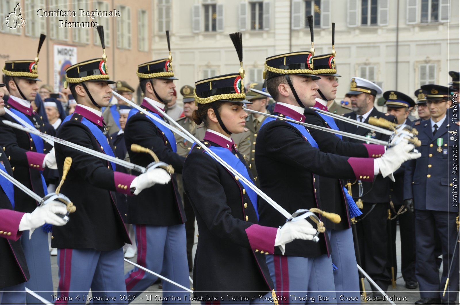 Torino 4 Novembre 2017 - Il Quattro Novembre a Torino - Progetto Tracing Bus - Croce Rossa Italiana- Comitato Regionale del Piemonte