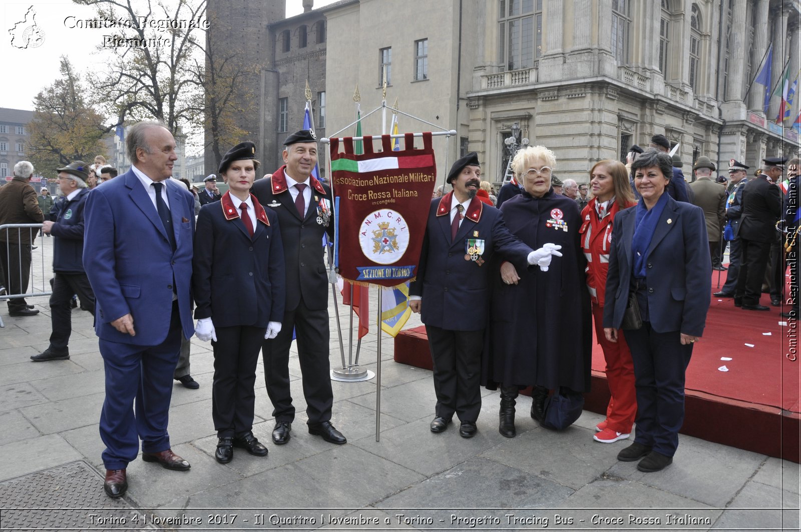 Torino 4 Novembre 2017 - Il Quattro Novembre a Torino - Progetto Tracing Bus - Croce Rossa Italiana- Comitato Regionale del Piemonte