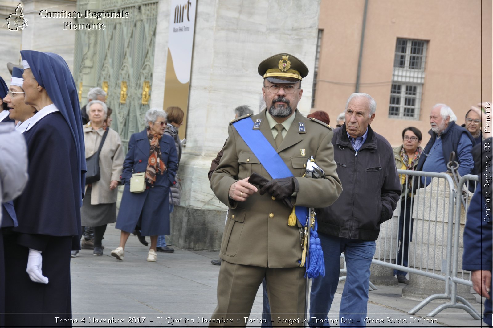 Torino 4 Novembre 2017 - Il Quattro Novembre a Torino - Progetto Tracing Bus - Croce Rossa Italiana- Comitato Regionale del Piemonte