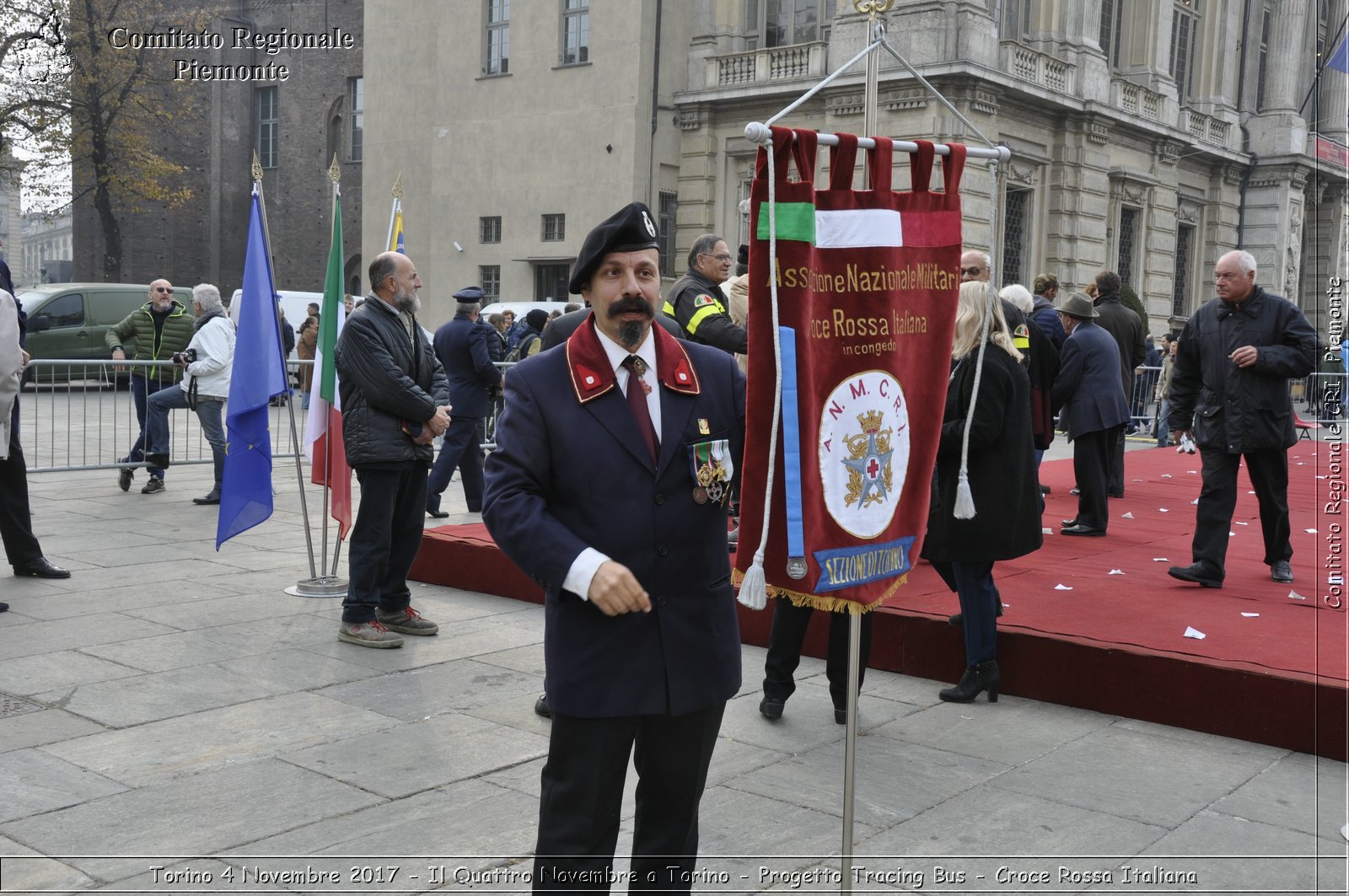 Torino 4 Novembre 2017 - Il Quattro Novembre a Torino - Progetto Tracing Bus - Croce Rossa Italiana- Comitato Regionale del Piemonte