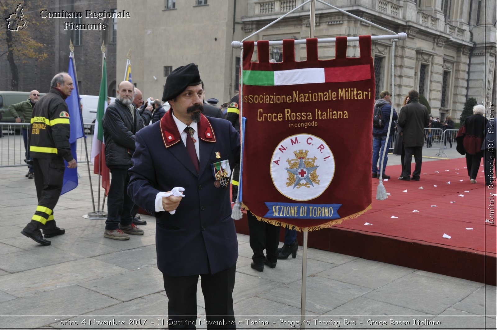 Torino 4 Novembre 2017 - Il Quattro Novembre a Torino - Progetto Tracing Bus - Croce Rossa Italiana- Comitato Regionale del Piemonte