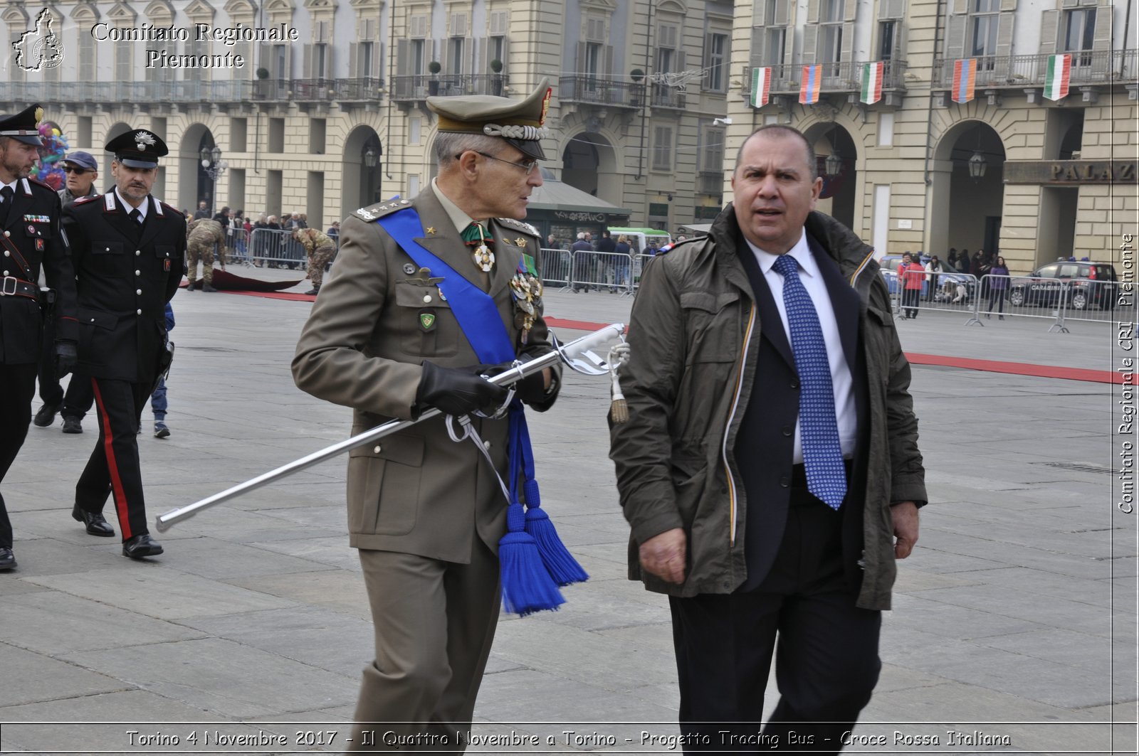 Torino 4 Novembre 2017 - Il Quattro Novembre a Torino - Progetto Tracing Bus - Croce Rossa Italiana- Comitato Regionale del Piemonte