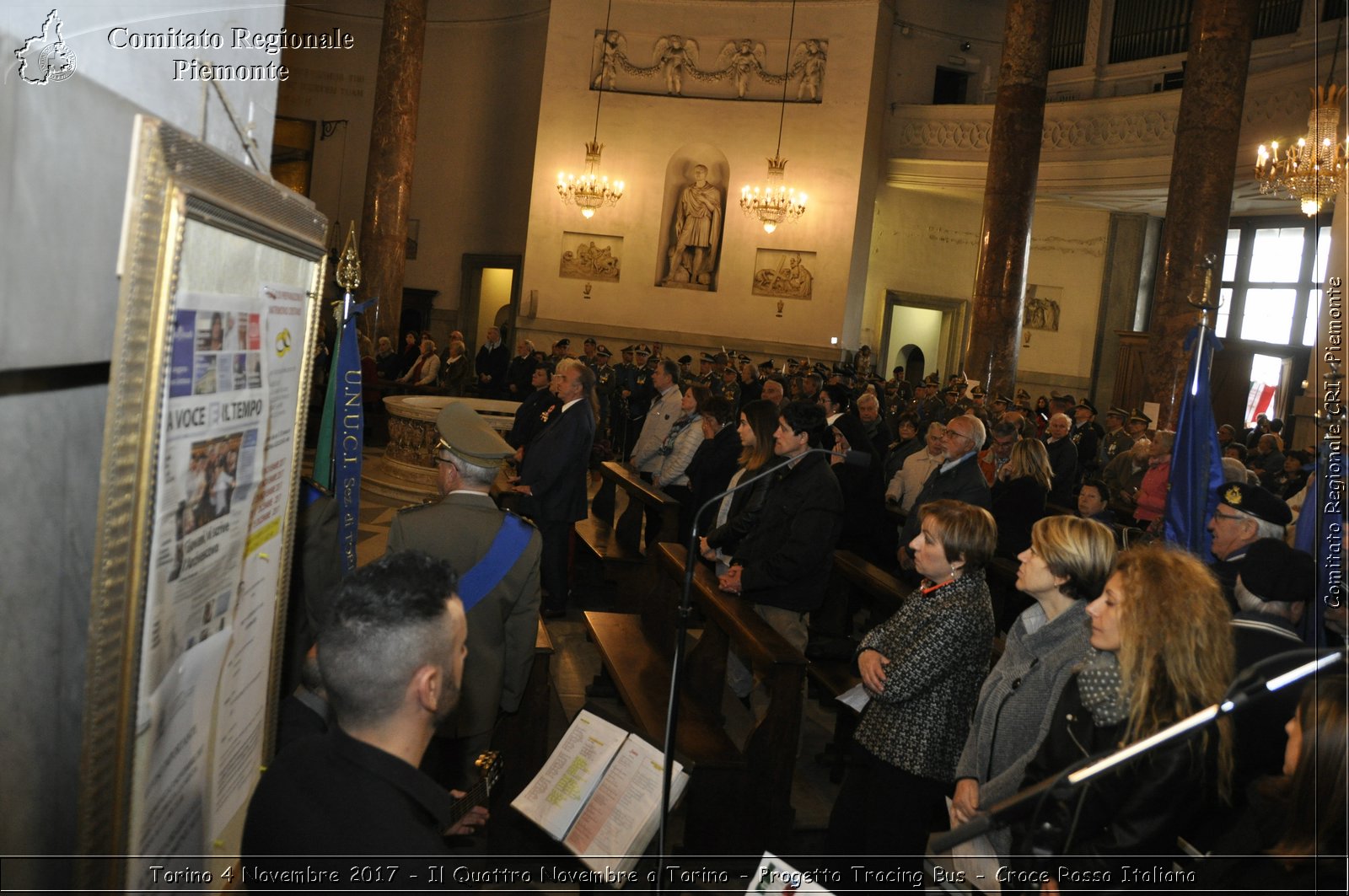 Torino 4 Novembre 2017 - Il Quattro Novembre a Torino - Progetto Tracing Bus - Croce Rossa Italiana- Comitato Regionale del Piemonte