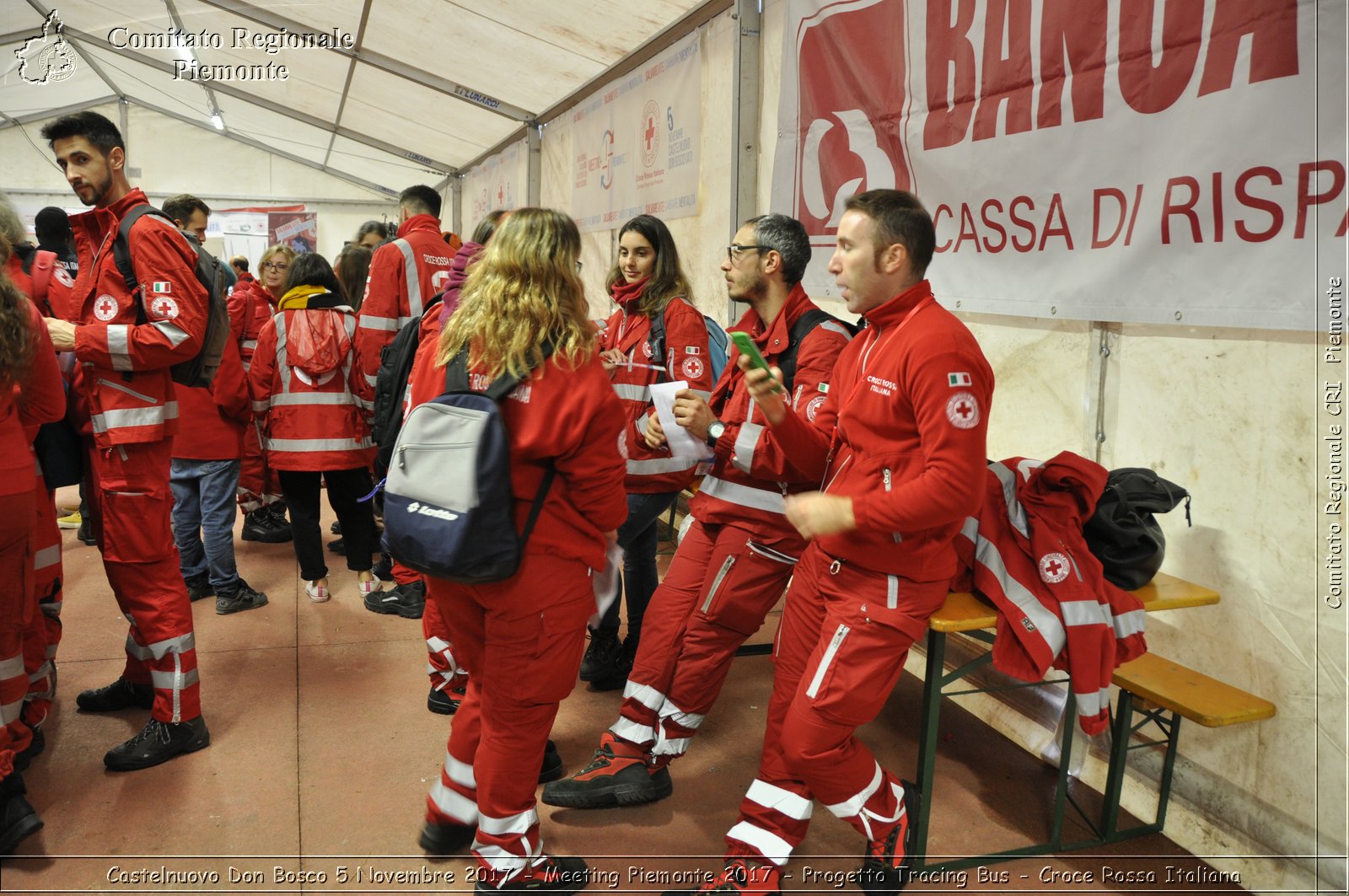 Castelniovo Don Bosco 5 Novembre 2017 - Meeting Piemonte 2017 - Progetto Tracing Bus - Croce Rossa Italiana- Comitato Regionale del Piemonte