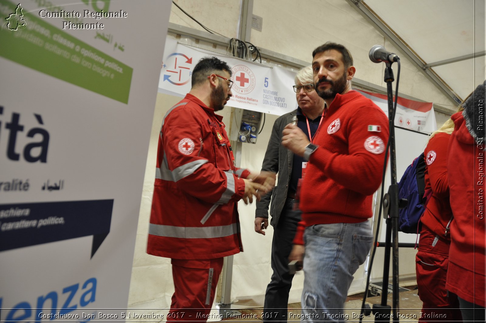 Castelniovo Don Bosco 5 Novembre 2017 - Meeting Piemonte 2017 - Progetto Tracing Bus - Croce Rossa Italiana- Comitato Regionale del Piemonte