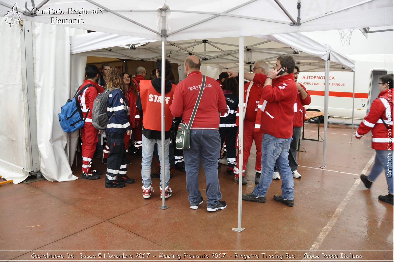 Castelniovo Don Bosco 5 Novembre 2017 - Meeting Piemonte 2017 - Progetto Tracing Bus - Croce Rossa Italiana- Comitato Regionale del Piemonte