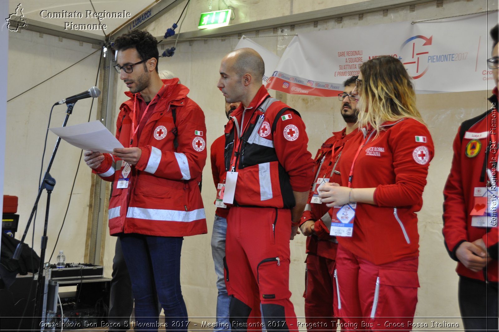 Castelniovo Don Bosco 5 Novembre 2017 - Meeting Piemonte 2017 - Progetto Tracing Bus - Croce Rossa Italiana- Comitato Regionale del Piemonte