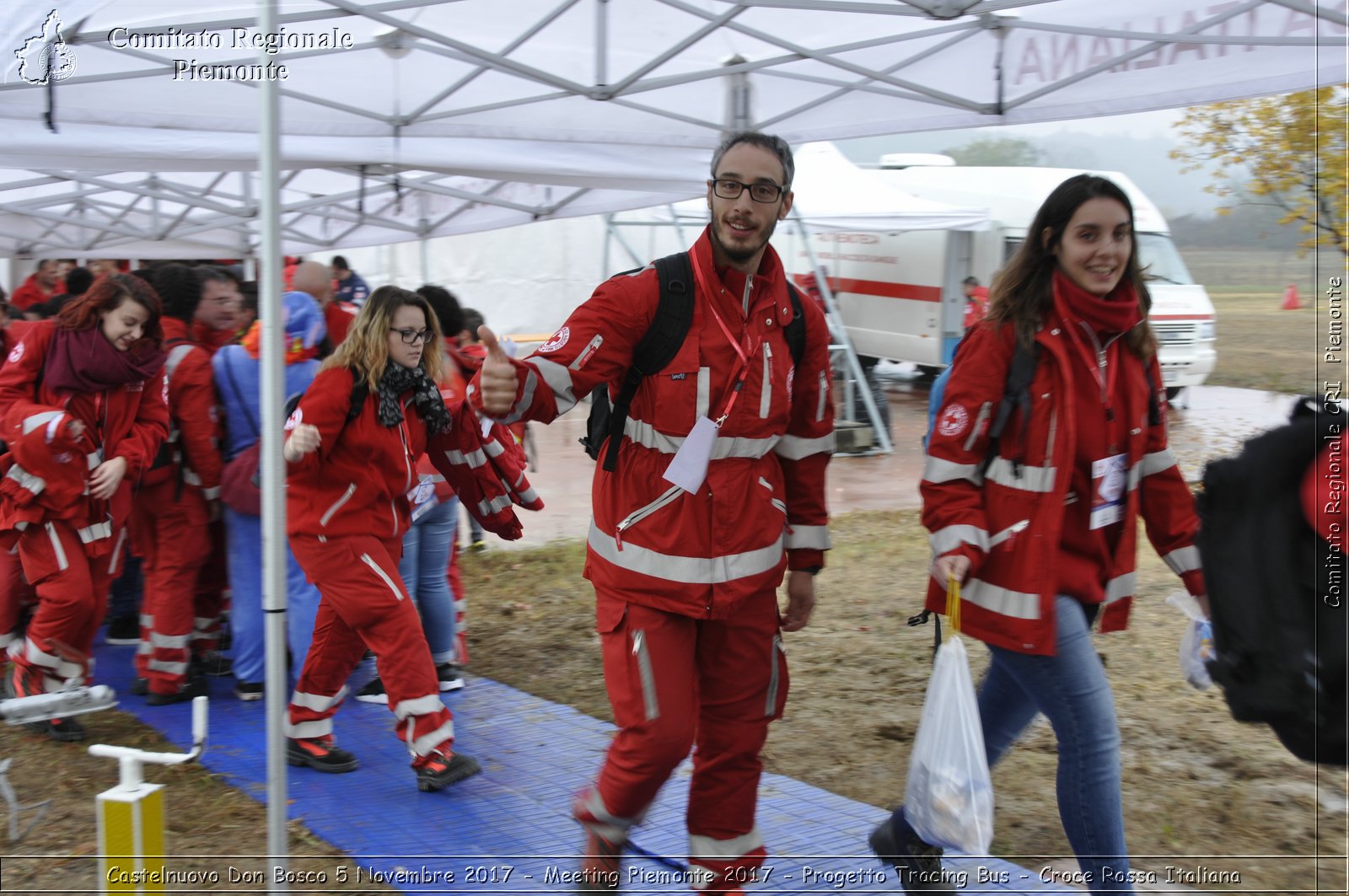 Castelniovo Don Bosco 5 Novembre 2017 - Meeting Piemonte 2017 - Progetto Tracing Bus - Croce Rossa Italiana- Comitato Regionale del Piemonte