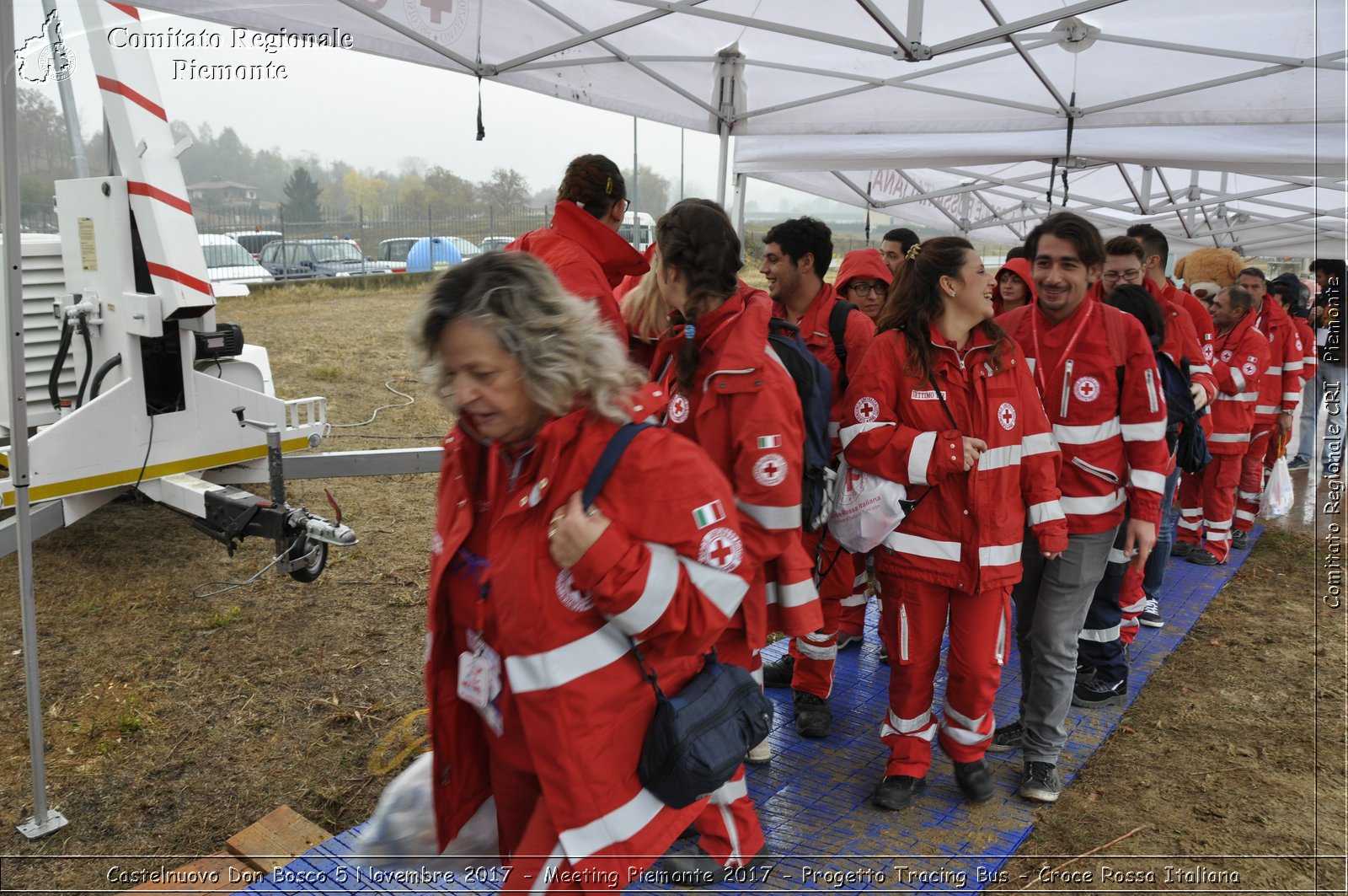 Castelniovo Don Bosco 5 Novembre 2017 - Meeting Piemonte 2017 - Progetto Tracing Bus - Croce Rossa Italiana- Comitato Regionale del Piemonte