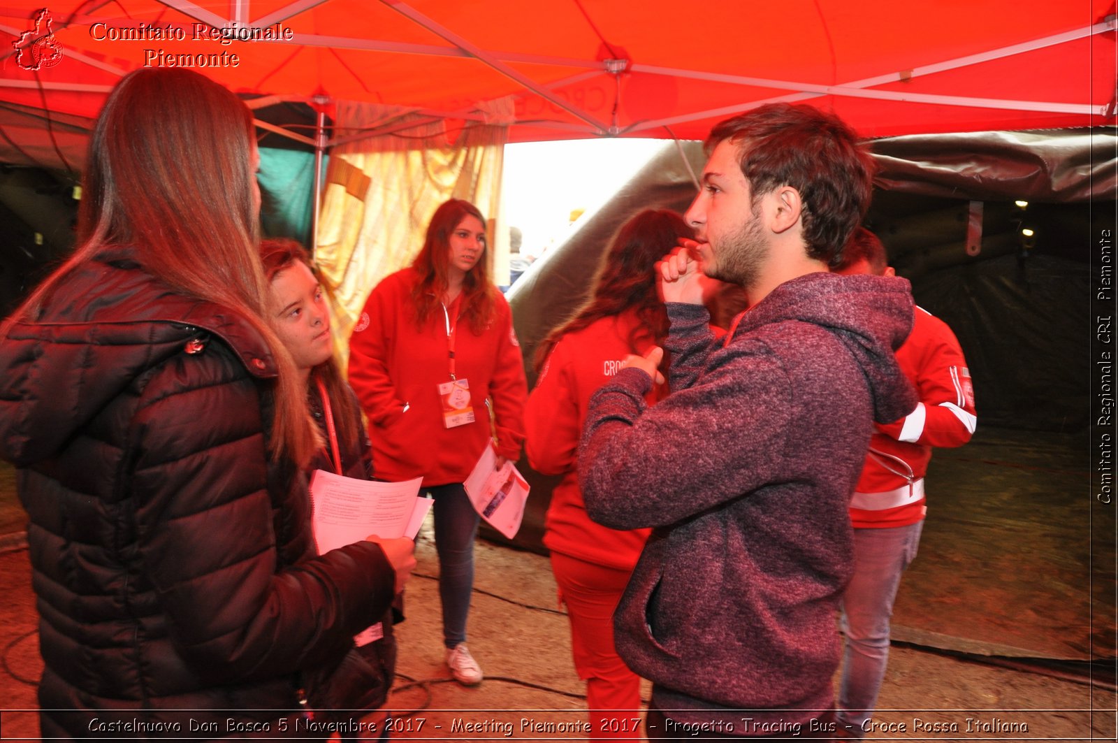 Castelniovo Don Bosco 5 Novembre 2017 - Meeting Piemonte 2017 - Progetto Tracing Bus - Croce Rossa Italiana- Comitato Regionale del Piemonte