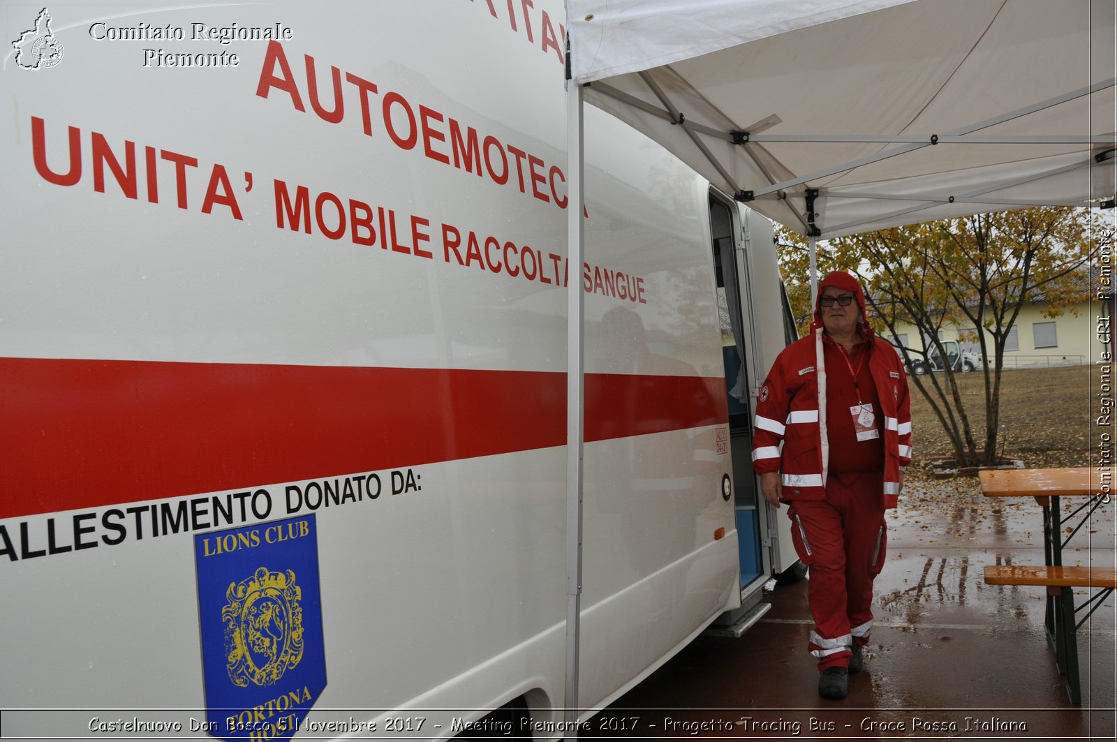 Castelniovo Don Bosco 5 Novembre 2017 - Meeting Piemonte 2017 - Progetto Tracing Bus - Croce Rossa Italiana- Comitato Regionale del Piemonte