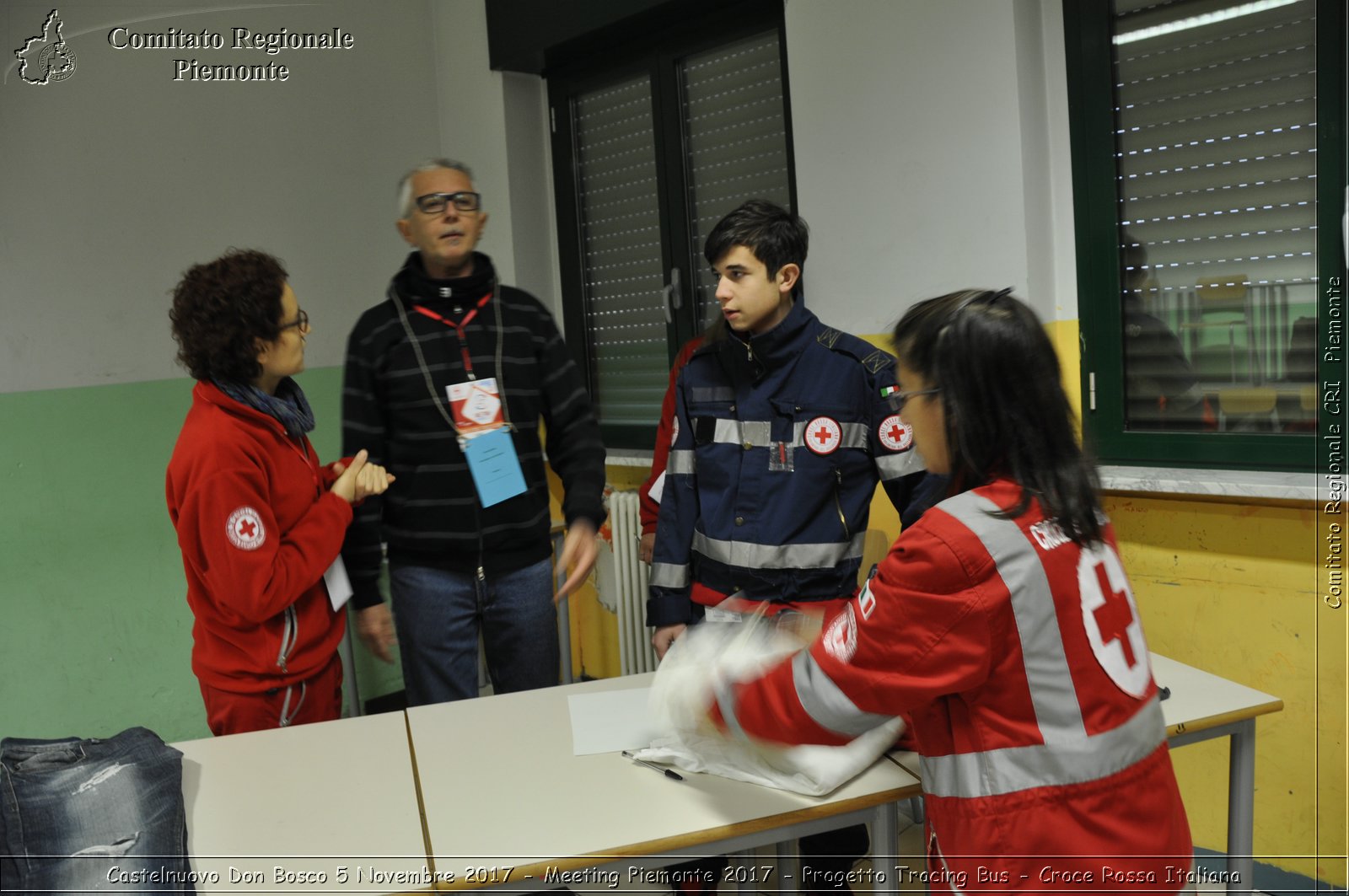 Castelniovo Don Bosco 5 Novembre 2017 - Meeting Piemonte 2017 - Progetto Tracing Bus - Croce Rossa Italiana- Comitato Regionale del Piemonte