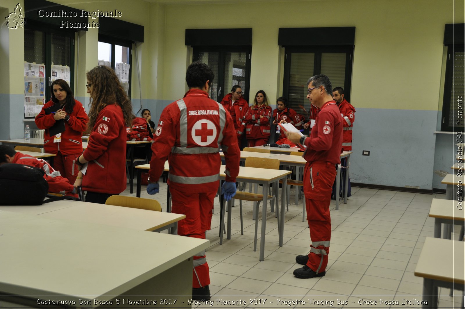 Castelniovo Don Bosco 5 Novembre 2017 - Meeting Piemonte 2017 - Progetto Tracing Bus - Croce Rossa Italiana- Comitato Regionale del Piemonte