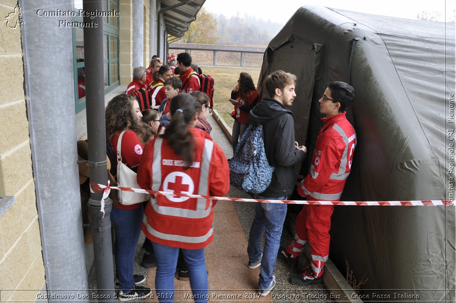 Castelniovo Don Bosco 5 Novembre 2017 - Meeting Piemonte 2017 - Progetto Tracing Bus - Croce Rossa Italiana- Comitato Regionale del Piemonte