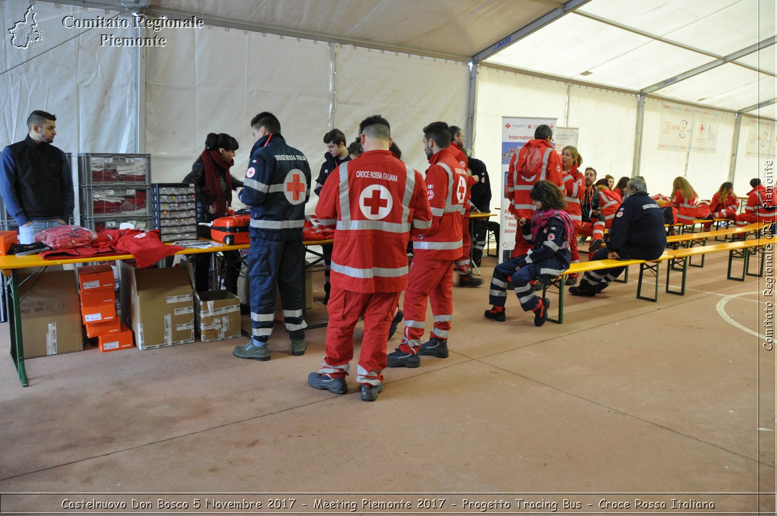 Castelniovo Don Bosco 5 Novembre 2017 - Meeting Piemonte 2017 - Progetto Tracing Bus - Croce Rossa Italiana- Comitato Regionale del Piemonte