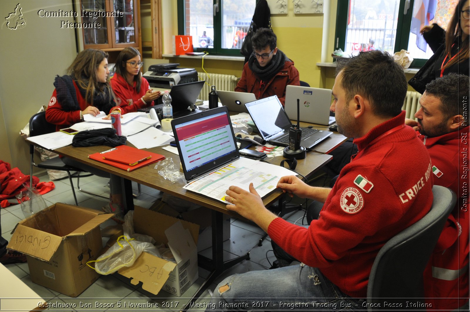 Castelniovo Don Bosco 5 Novembre 2017 - Meeting Piemonte 2017 - Progetto Tracing Bus - Croce Rossa Italiana- Comitato Regionale del Piemonte